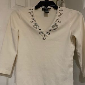 Nine West 3/4 sleeve top